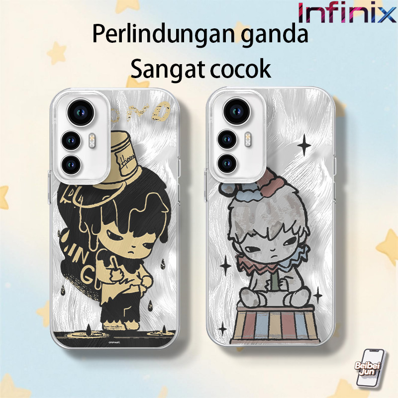 ยอดนิยม IP Clown เครื่องแต่งกาย "Pop Mart" Hirono สําหรับ INFINIX SMART 6 7 8 9 10 30i Hot 40 Pro Pl