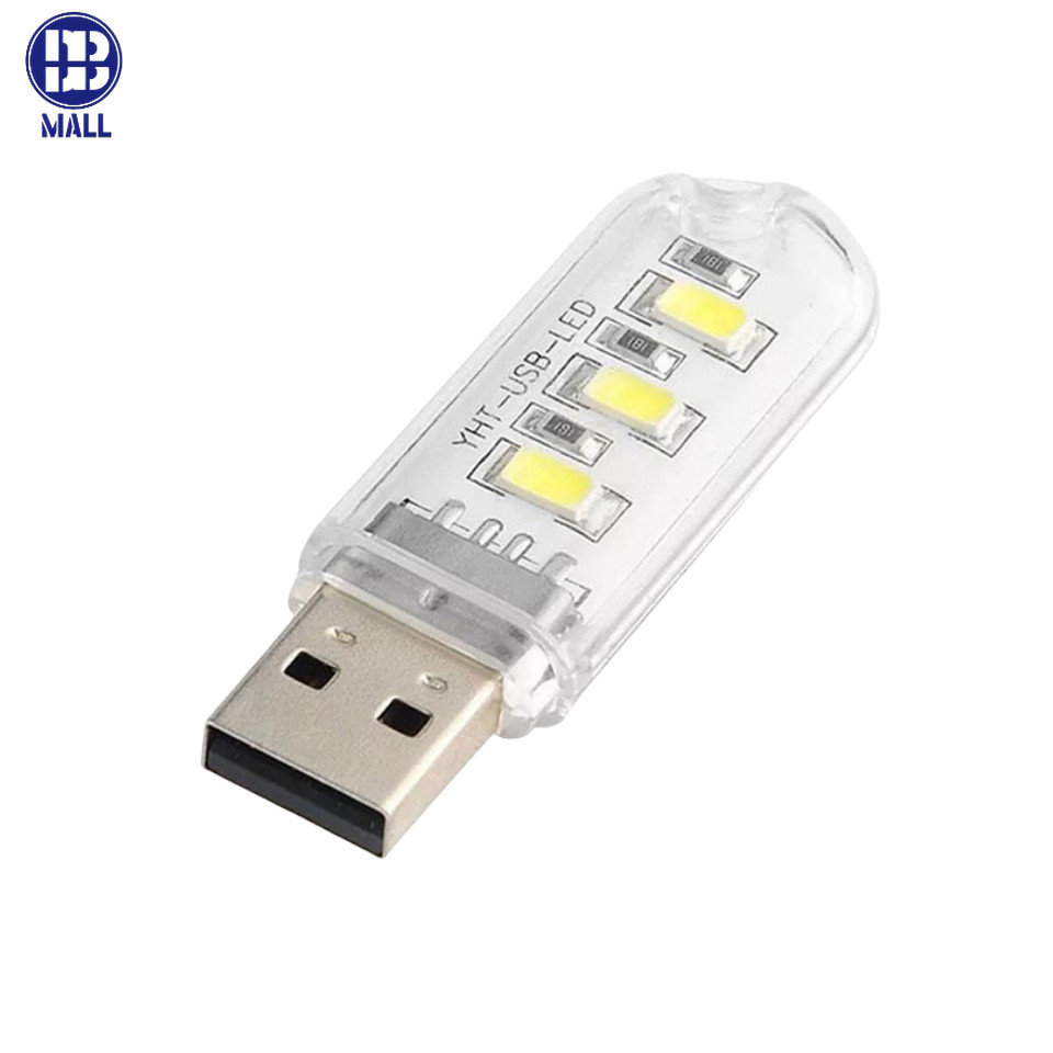 TH โคมไฟอ่านหนังสือ USB LED DC 5V ขนาดเล็ก แบบพกพา สว่างพิเศษ สําหรับพาวเวอร์แบงค์ แล็ปท็อป ไฟกลางคืน USB