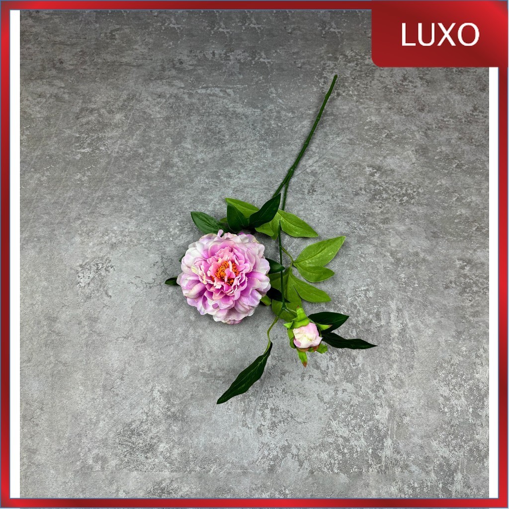 LUXO - C59 ONI - ONI (x2) ดอกไม้ดอกโบตั๋น ผ้าไหม ผ้า 68 ซม. ARTIFICIAL FLOWERS ROOM DECORATION HOME 