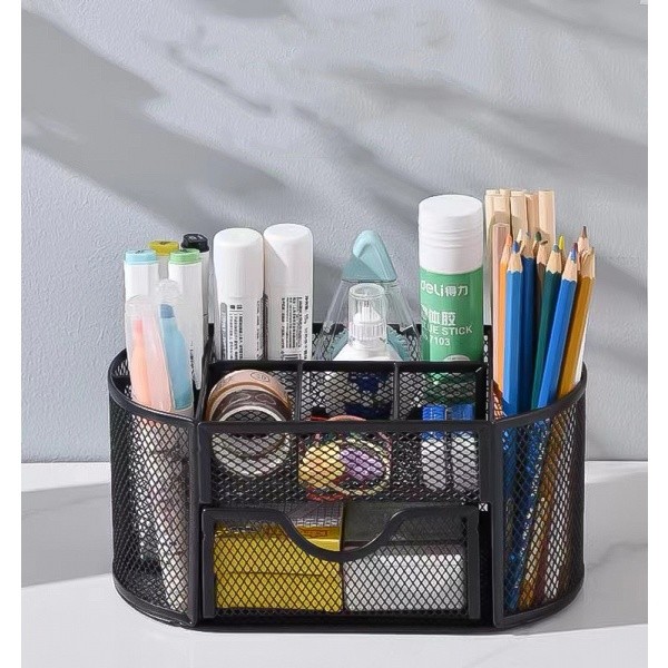 LOCAL789 SMITH ที่วางปากกาและเครื่องเขียนลวดเคลือบ TG59905 ขนาด 22x11x10.5 ซม.สีดำ ร้านอยู่ในไทย