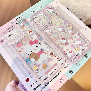 🔥LUSI🔥เคสโทรศัพท์มือถือแบบนิ่ม ใสน่ารัก การ์ตูน สําหรับ iPhone 15 14 16 13 12 11 Pro Max X/Xs Xr 7 8 Plus