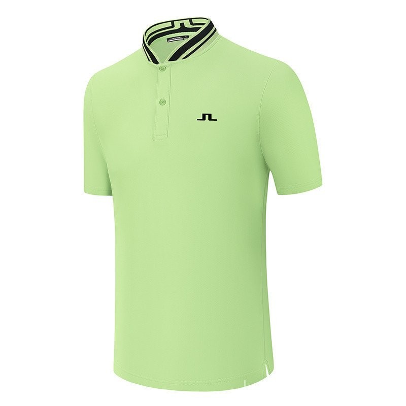 จาก (7~10 วัน)J LINDEBERG Golf Mens Short-Sleeved Sports Top and Casual POLO Shirt J85117