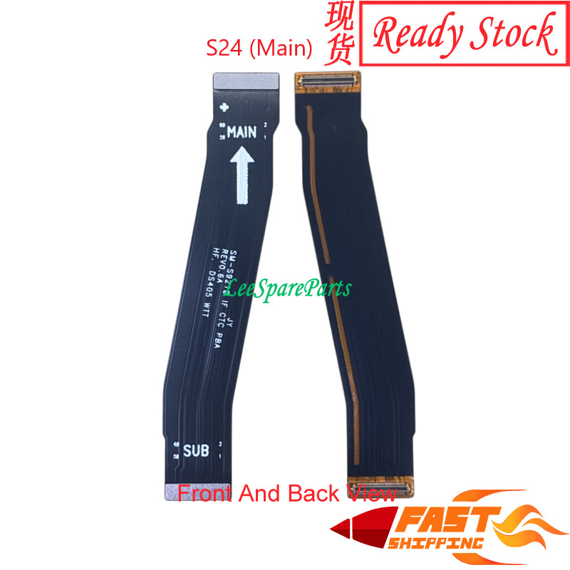 Samsung S24 FE / S24 Ultra / S24+ Plus เมนบอร์ดบอร์ดหลัก UI จอแสดงผล LCD ชาร์จ Flex Ribbon สําหรับเป