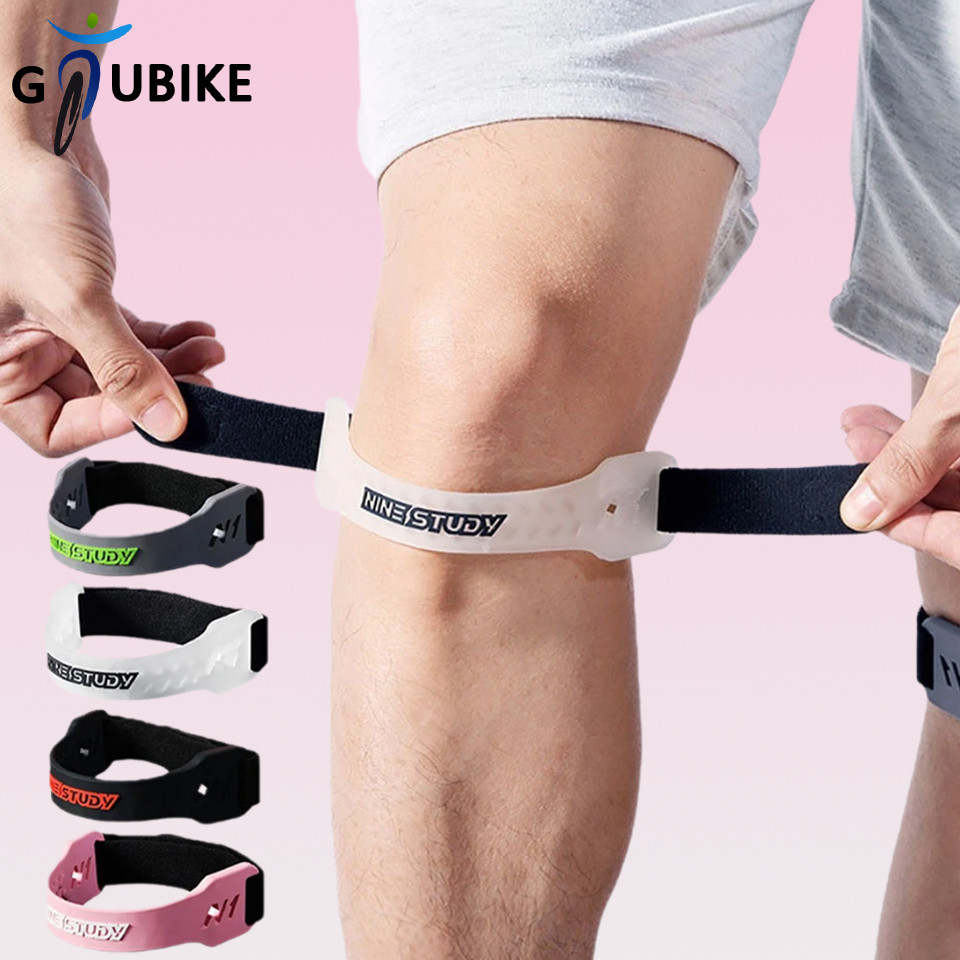 GTUBIKE กีฬาปรับ PVC Patella สายรัดบาสเกตบอลวิ่งขี่จักรยานกระโดดฟิตเนสเข่า Pads