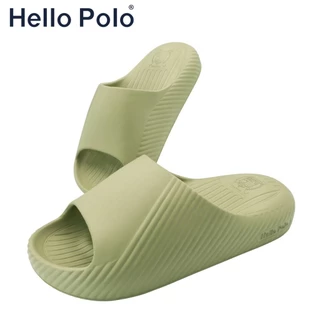 Hello Polo รุ่น HP8014 รองเท้านุ่ม รองเท้ายางeva รองเท้าแตะผู้ชาย ผู้หญิง ลายอุ้งเท้าแมว หนา 4cm กันลื่น แฟชั่น นุ่ม