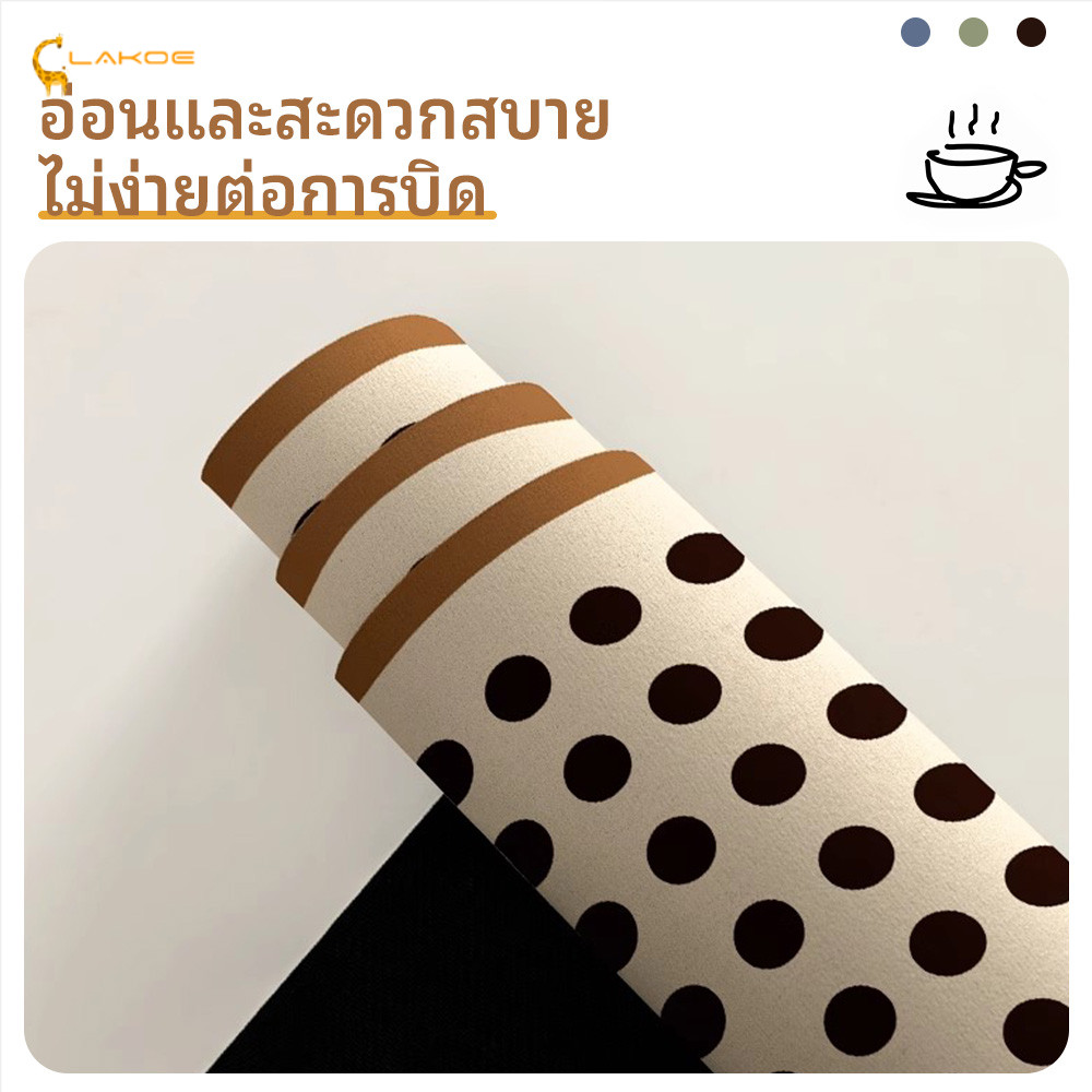 LAKOEMALL แผ่นรองจาน ซับน้ำได้ดี ที่รองแก้ว แผ่นรองโต๊ะ แผ่นซับน้ำ ทนความร้อน - รูปที่ 4