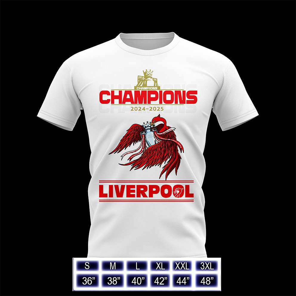 Liverpool championship T-shirt 2024-2025 Liverpool summer quick-drying breathable men's T-shirt