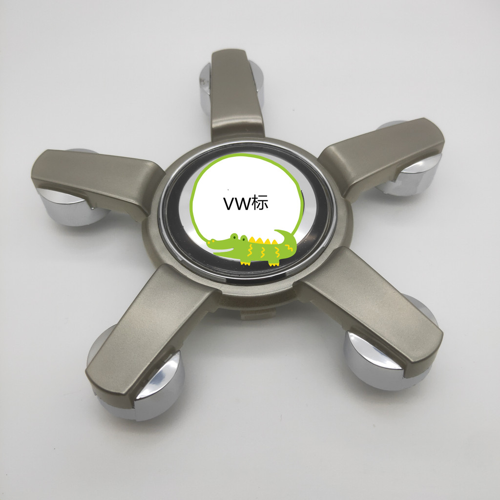 VW Five-Claw Hub Cover Q7 ดัดแปลงVW A6L A4L Q3 S3 Q7 Hubฝาครอบล้อยางฝาครอบล้อ