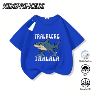 (จัดส่งตลอด 24 ชั่วโมง)COD 2025สินค้าใหม่! TUNG เสื้อยืดแขนสั้นสำหรับเด็กสบายและนุ่ม ผ้าฝ้ายแท้ 100% N2575