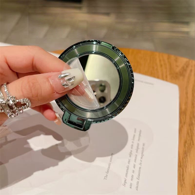 สําหรับ Huawei Honor 400 Pro / Honor 400 / Honor 400 Lite ปลอกเลนส์กล้องปกป้องหรูหราที่วางกระจกเคสโทรศัพท์แม่เหล็ก - รูปที่ 3