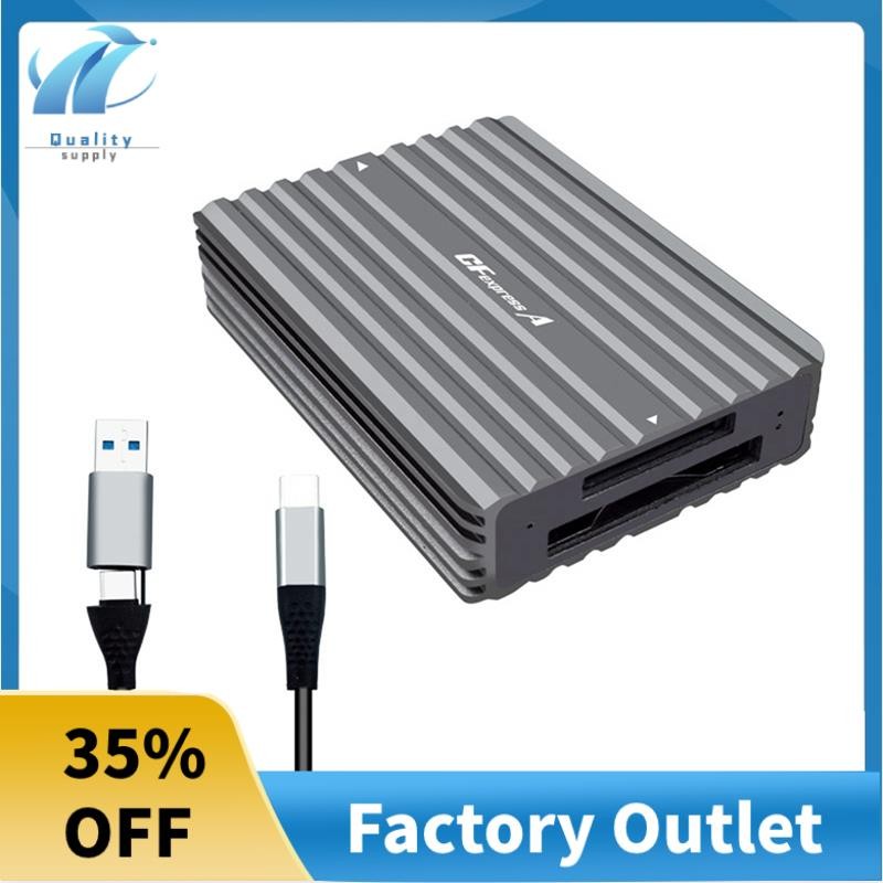 แบบพกพา Type C to CFexpress B CFexpress A Reader ไดรฟ์ฟรี CFexpress Tyep B Card Reader CFexpress Tye