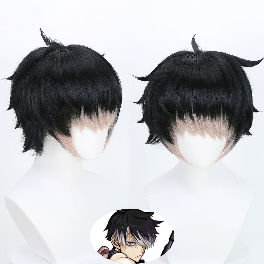 HQ3 Kaiju No 8 Gen Narumi คอสเพลย์วิกผมอะนิเมะ Hairpiece ทนความร้อนสำหรับปาร์ตี้ฮาโลวีน QH3