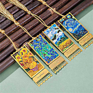 คิวชิ้นที่คั่นโลหะกับพู่,โกลเด้นแวนโก๊ะโมเนต์ภาพวาดสีน้ํามัน…