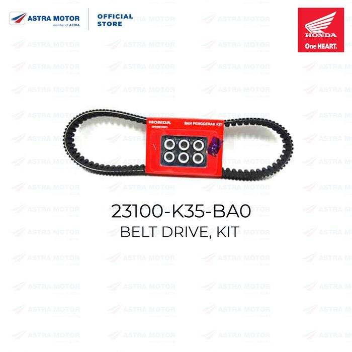 ชุดขับสายพาน/ขับสายพาน Honda Vario 125 (23100K35V01/ 23100K35Ba0) - ไดรฟ์สายพาน