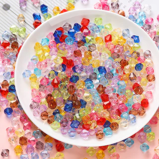 St. kunkka 50-100 ชิ้นแก้วอะคริลิก เพชรพลอย คริสตัล ลูกปัดสำหรับ DIY สร้อยข้อมือ สร้อยคอมือทำ