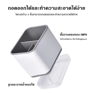 กล่องเก็บช้อนส้อม ตะเกียบ ระบายน้ําได้ สําหรับห้องครัว