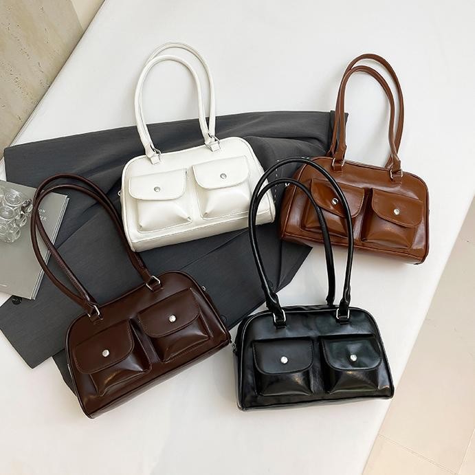 【พร้อมส่ง】Super bag 2025 กระเป๋าสะพายข้างผู้หญิงไฮเอนด์ล่าสุด สีสันเรียบง่ายและหรูหรา กระเป๋าถือ/กระเป๋าสะพายข้าง