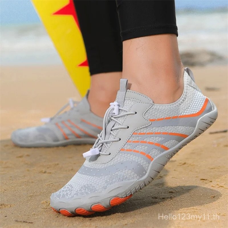 มาใหม่ล่าสุด รองเท้าผู้ชายน้ำแห้งเร็ว Anti-Slip Five Finger ทนทาน ขนาด 35-46 7H9V