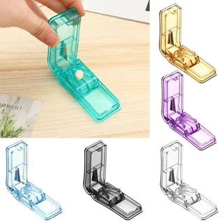 ที่ตัดยาพร้อมใบมีด 2in1 แบบพกพาง่าย ตัดและเก็บยาได้ภายในกล่อง Mini Pill Splitter คุณภาพดี พร้อมส่งจากไทย
