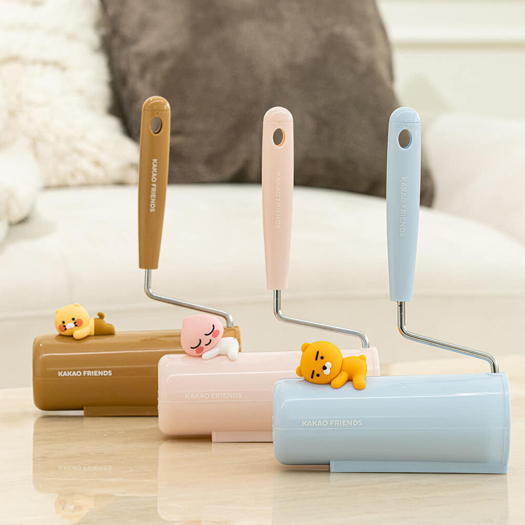 พร้อมส่ง KAKAO FRIENDS Roll Cleaner เทปลูกกลิ้ง ทำความสะอาด เก็บขนแมว เศษฝุ่น ใช้ได้ทุกพื้นผิว