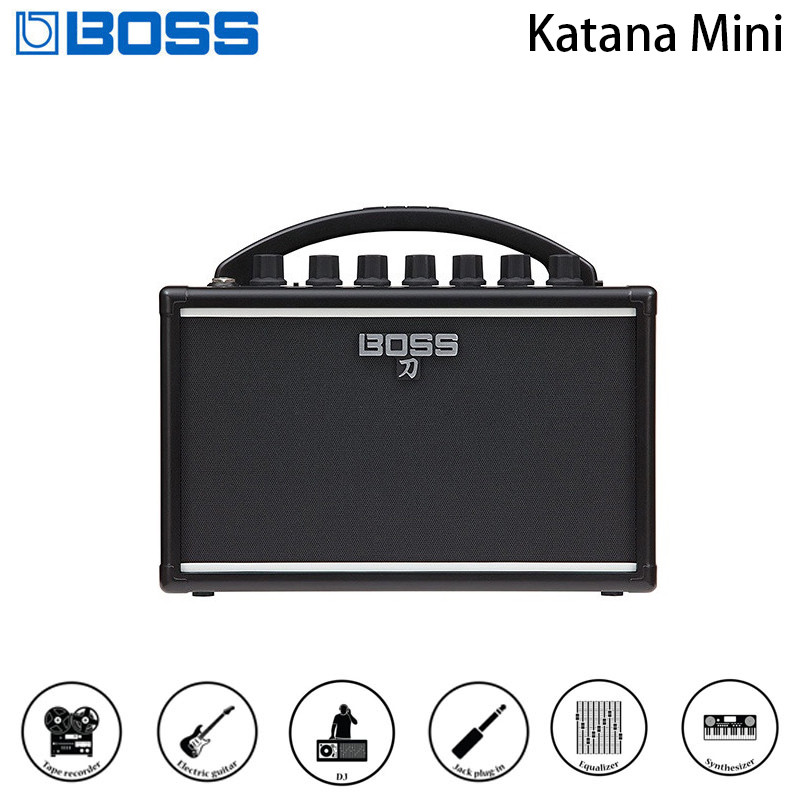 BOSS Katana Mini Compact 7-Watt Guitar Amplifier (KTN-Mini) , สีดํา
