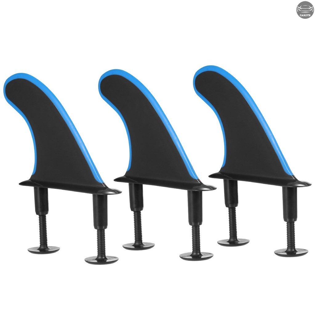 Fast Shipping 3 ชิ้น Soft Surfboard Fins พร้อมสกรู 4.5 นิ้ว Surf Fins สําหรับกระดานโต้คลื่นนุ่ม Longboard Surfing อุปกรณ์เสริม