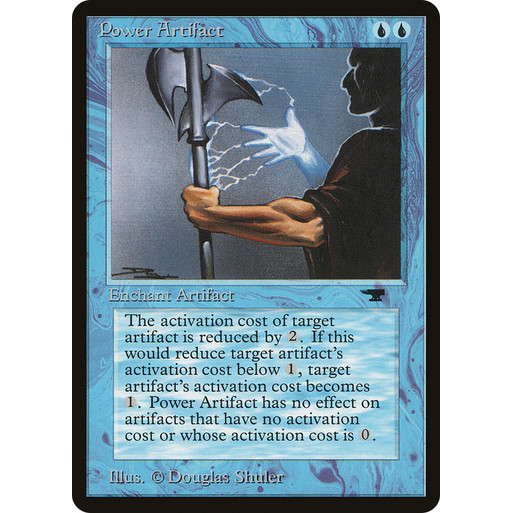 การ์ด EDH PlayTest - Power Artifact (สีน้ําเงิน)