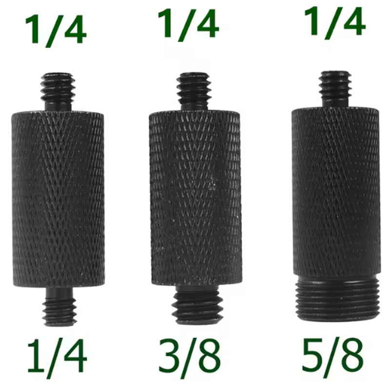 1/4 ถึง 1/4 3/8 5/8-27 ขยายการถ่ายภาพการแปลงสกรูขาตั้งกล้อง หัวบอล ไมโครโฟนยึดอะแดปเตอร์สกรูที่วางจําหน่ายอย่างรวดเร็ว