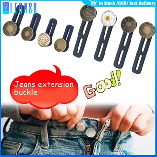 ของมาใหม่！กระดุมขยายเอวกางเกงยีนส์ 1ชิ้น กระดุม1.7CM ขยายเอวกางเกง ที่ปรับเอว