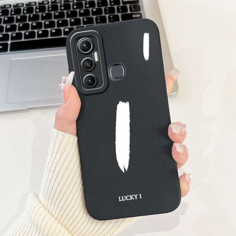 Infinix Hot 11 X662 X662B X689F เคสโทรศัพท์ Infinix Hot 11 กรณีแฟชั่นตัวอักษร AZ รูปแบบการออกแบบซิลิโคนกันกระแทกกันชน ราคา ถูกที่สุด ดีลบีเคเค แกลเลอรีภาพที่ 3