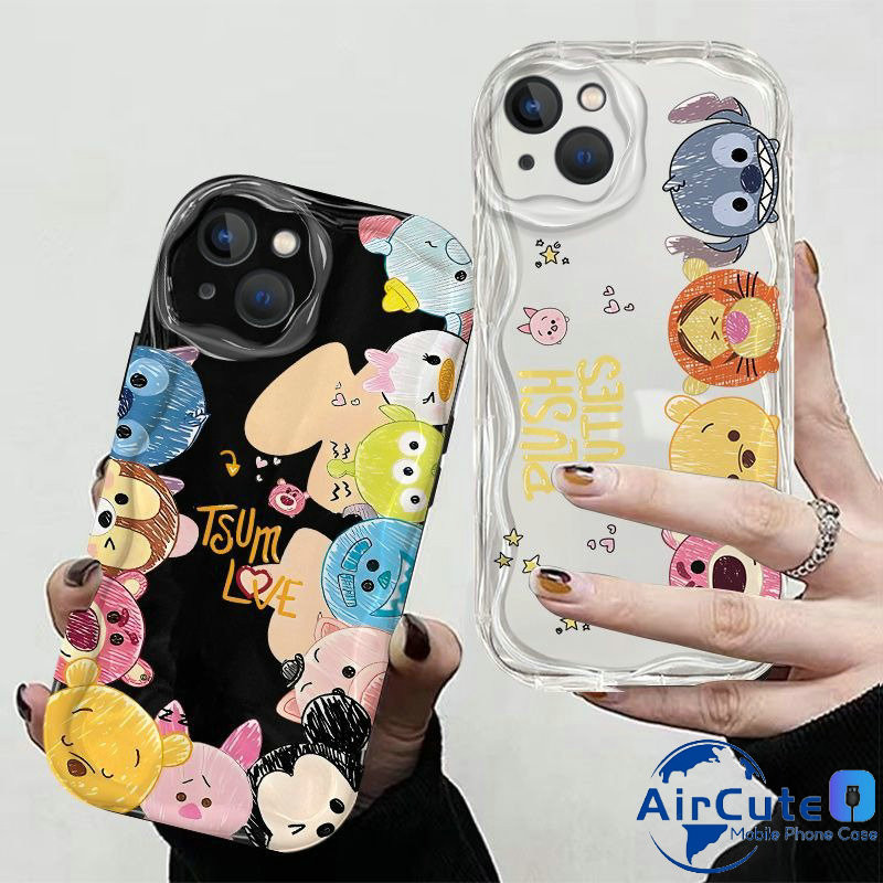 เคส OPPO A3X A5 A3 Pro A60 A58 A57 A54 A53 A38 A18 A17 A17K A16 A16K A15 A15S A98 A96 A95 A94 A93 A92 A79 A78 A77S A76 A74 A52 A31 A12 A9 A7 A5S A3S A1K 4G 5G Relief Cream Frame Cute Animals Bear TPU Soft Case