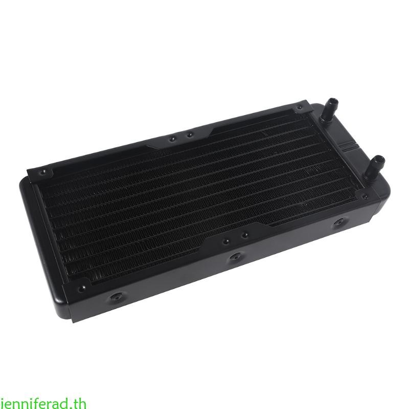 Jenniferad Water Cooling หม้อน้ําคอมพิวเตอร์ 10 อลูมิเนียมแลกเปลี่ยนความร้อน Liquid Cooling