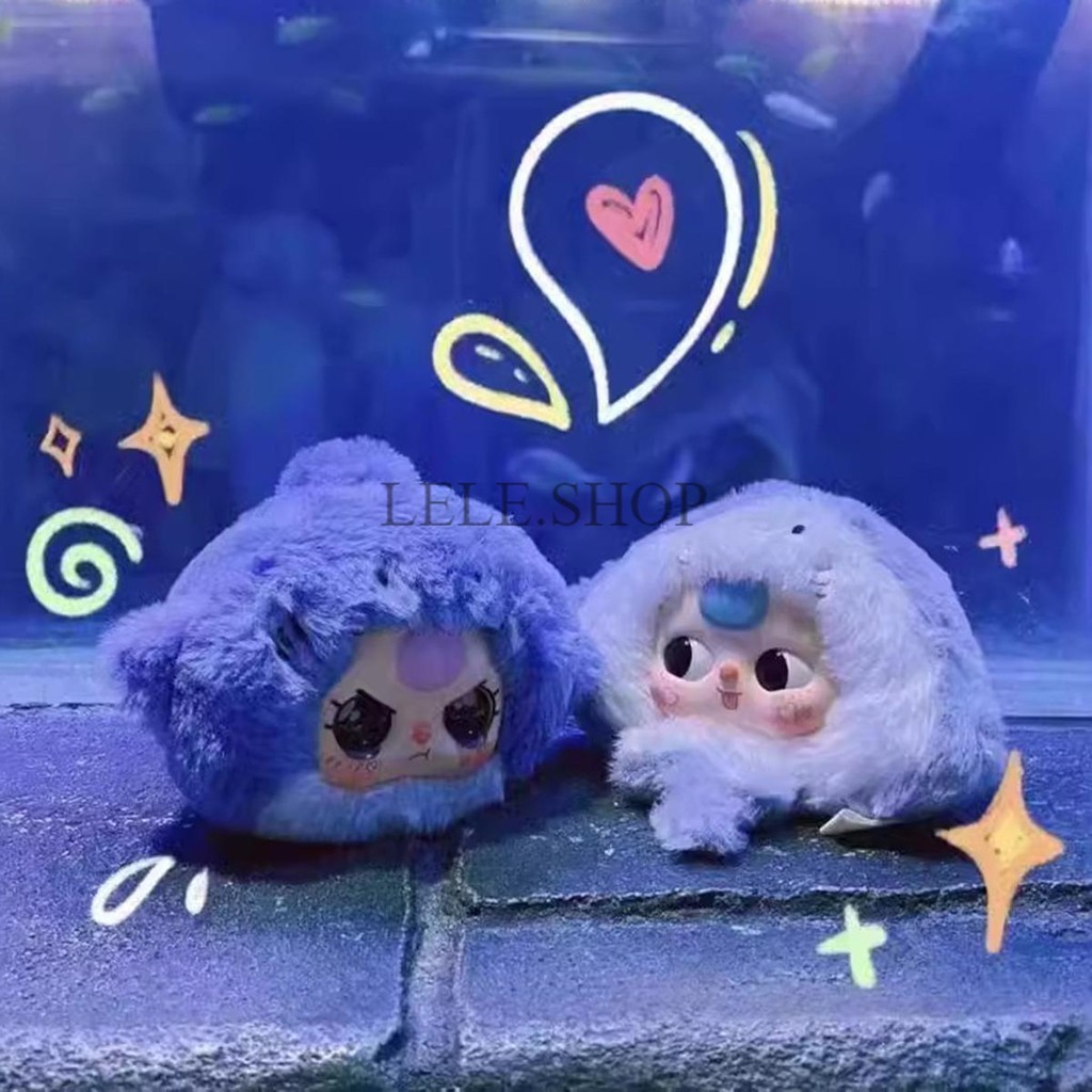 ตุ๊กตา Baby Three Ocean Series รุ่นสัตว์ทะเล  แบบจุ่ม/แบบยกBOX พร้อมส่งในไทย