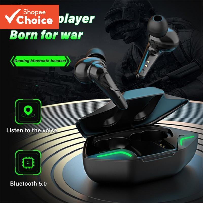 G11 หูฟังสําหรับเล่นเกมชุดหูฟัง TWS บลูทูธ 0 Delay หูฟังพร้อมไมโครโฟน Latency ต่ําเสียง Cancelling เพลงหูฟังไร้สาย