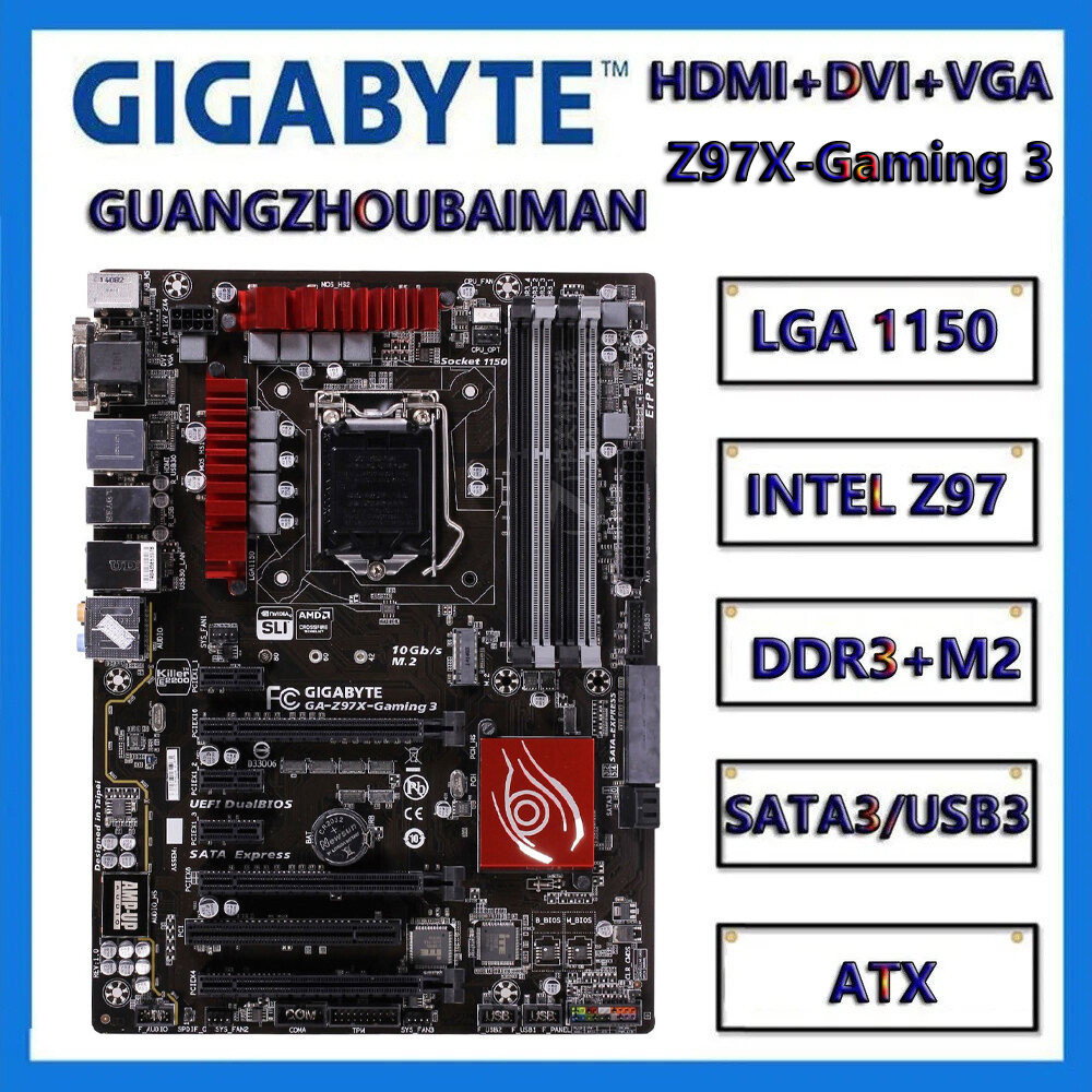Gigabyte G1 มือสองสไนเปอร์ Z97/ G1.Sniper Z6 / Z97X-Gaming 3 / Z97X-Gaming 5 / Z97X-Gaming 7 LGA 115
