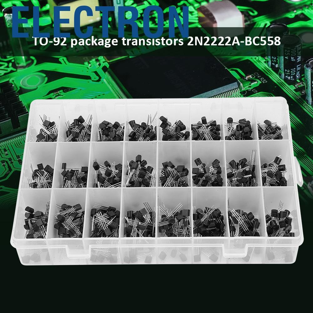 Electron Transistor DIY KIT ถึง 92 Transistors สารพัน 840PCS อุปกรณ์เซมิคอนดักเตอร์ 2N2222A BC558 NP