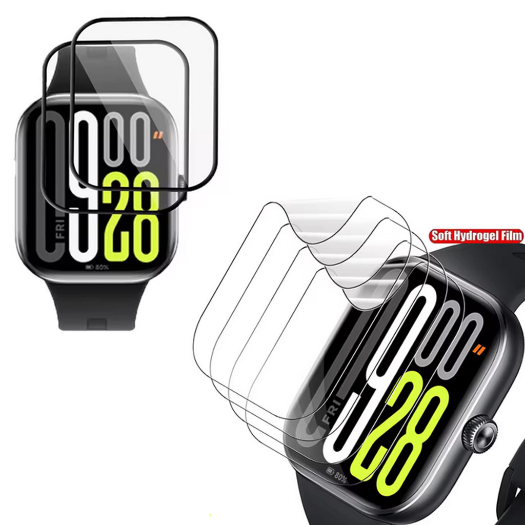 ฟิล์ม TPU แบบนุ่มและตัวป้องกันหน้าจอ PMMA สําหรับนาฬิกา Redmi Watch5 5