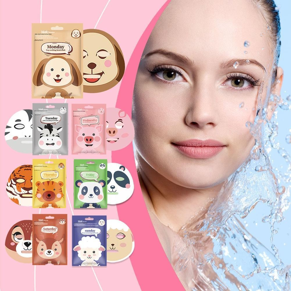 มาส์กหน้าการ์ตูน Deep Hydration Moisturizing Nourishing Skin Care Mask A2w5