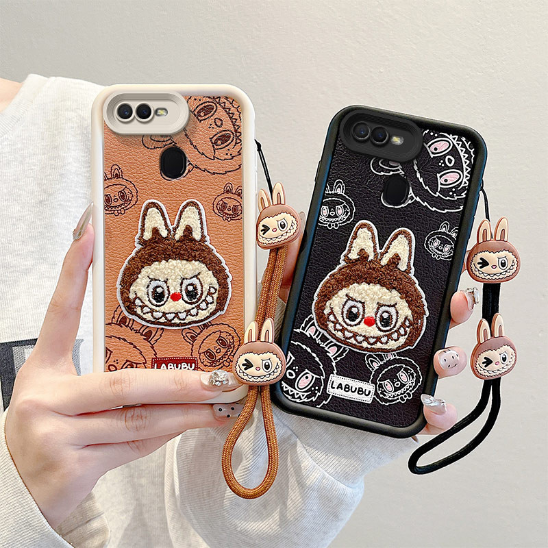 เคส OPPO A5s เคส OPPO A7 เคส OPPO A12 เคส OPPO F9 เคส OPPO F9 Pro เคส ใช้งานร่วมกับ Labubu Capybara 