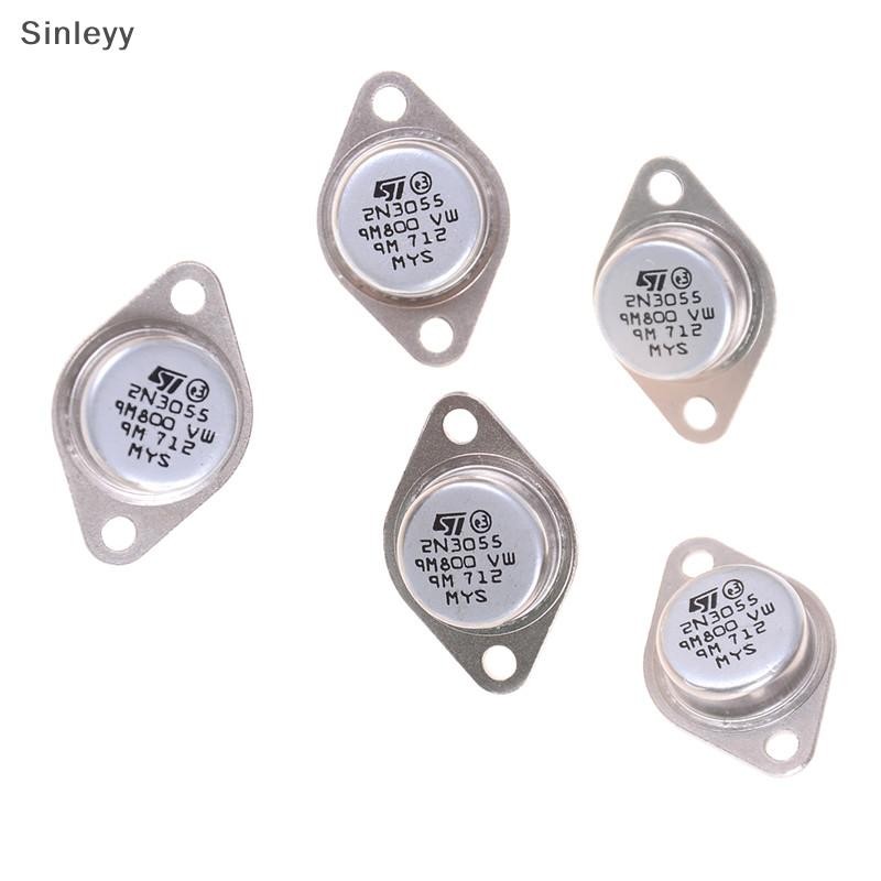NLE 5 ชิ้น 2N3055 NPN AF Amp Audio Power ทรานซิสเตอร์ 15A 100V N