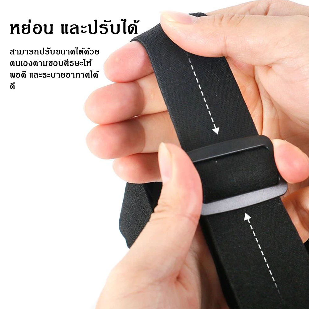สายคาดหัวกล้องแอคชั่น GoPro 10 / YI / SJCam สำหรับถ่ายวิดีโอ thumbnail 8