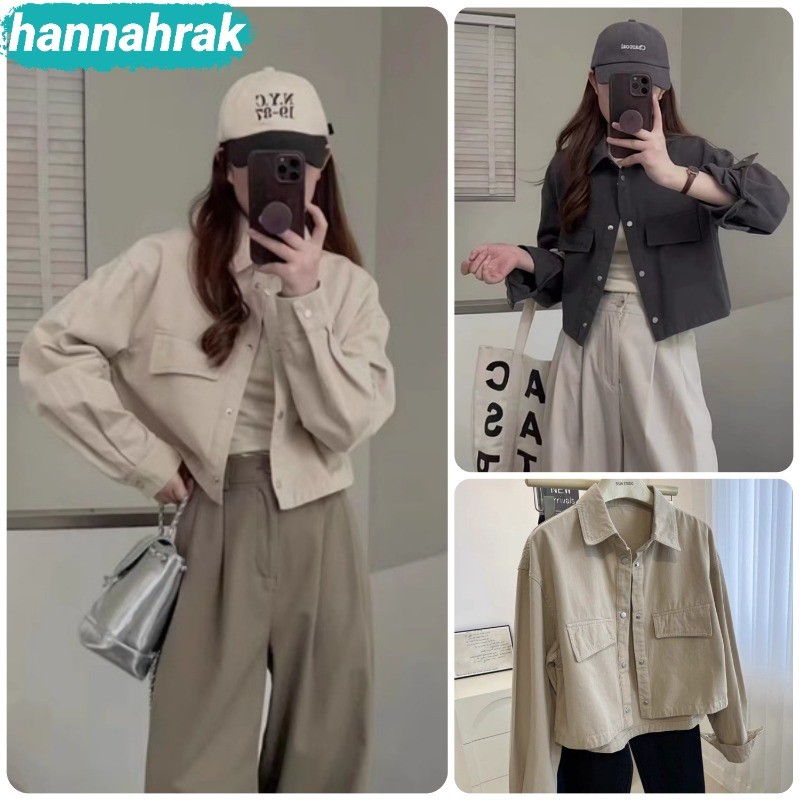 (ส่งจากกรุงเทพฯ) เสื้อเบลเซอร์ผู้หญิง สไตล์ลำลอง สีพื้น เบลเซอร์ยาว มีกระดุุม ผ้าใส่สบายไม่ร้อนไม่คัน