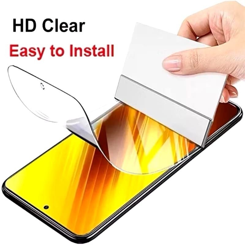 HYDROGEL HD CLEAR MATTE BLUE TEMPERED GLASS ITEL RS4/S24/55+/P55 4G/A70/P55 5G/S23+/S23/S18 PRO/P40+