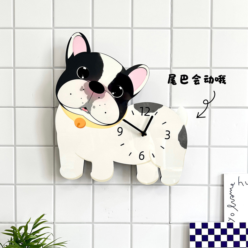 วัว ฟาดู ผู้มีอิทธิพล สไตล์การ์ตูน ตกแต่งห้องเด็ก แกว่งได้ ตกแต่งห้องนอน นาฬิกาแขวนผนังบ้าน