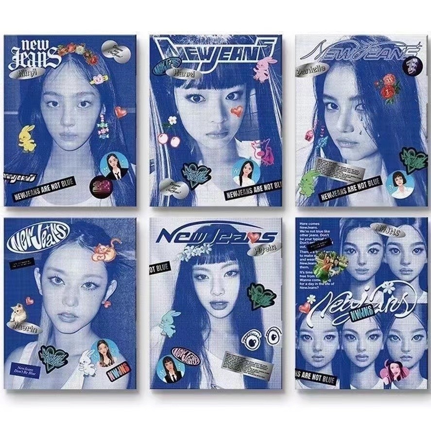 New jeans Blue Book ใหม่เอี่ยมยังไม่ได้เปิดรุ่นเสริม Whale Debut Special Group Seal