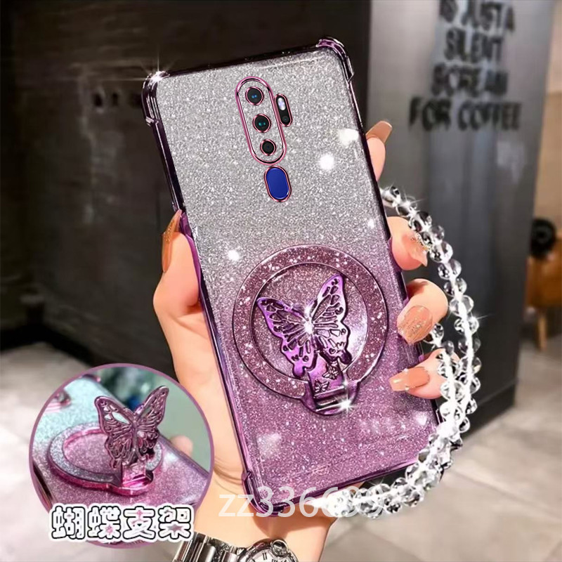 ปลอก OPPO A5 2020 A9 F11 pro เคสโทรศัพท์ 2025 เคสใสหนาฝาครอบชุบซิลิโคนกันกระแทกเคสโทรศัพท์ CCCCA16
