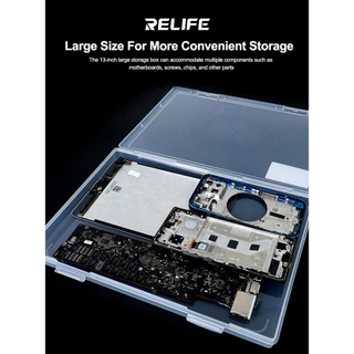 กล่องเก็บเครื่องมือซ่อม กล่องเก็บอุปกรณ์พกพา RELIFE Storage Box T03 คุณสมบัติป้องกันความชื้น คุณสมบัติฐานกันลื่น พกพาได้