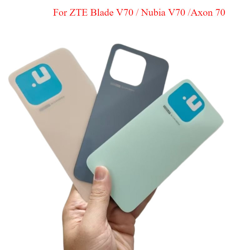 ฝาครอบแบตเตอรี่ 6.7 นิ้วสําหรับ ZTE Blade V70 Z2459 Nubia V70 Axon 70 ฝาหลังโทรศัพท์มือถืออุปกรณ์เสริม