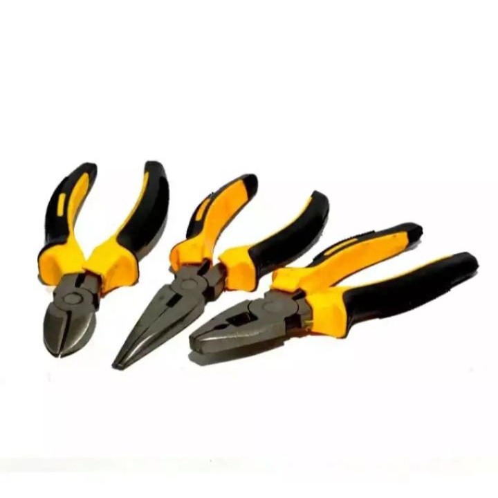 PLIERS / PLIERS COMPLETE SET / 6-INCH PLIERS SET PACKAGE / 3 ชุด 6-INCH COMBINATION CUTTING PLIERS