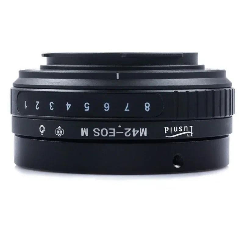 M42-eosm เอียงอะแดปเตอร์แหวนสําหรับ m42 42 มม.เลนส์ canon eosm EF-M eosm/m1/m2/m3/m5/m6/m10/m50/m100